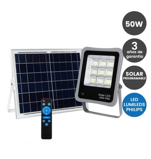 Foco Proyector SOLAR LED 50W